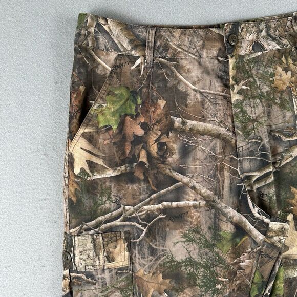 True Timber Cargo Pants Men’s 2XL Green Kanati Camo Hunting Ripstop Straight Leg - Picture 5 of 16